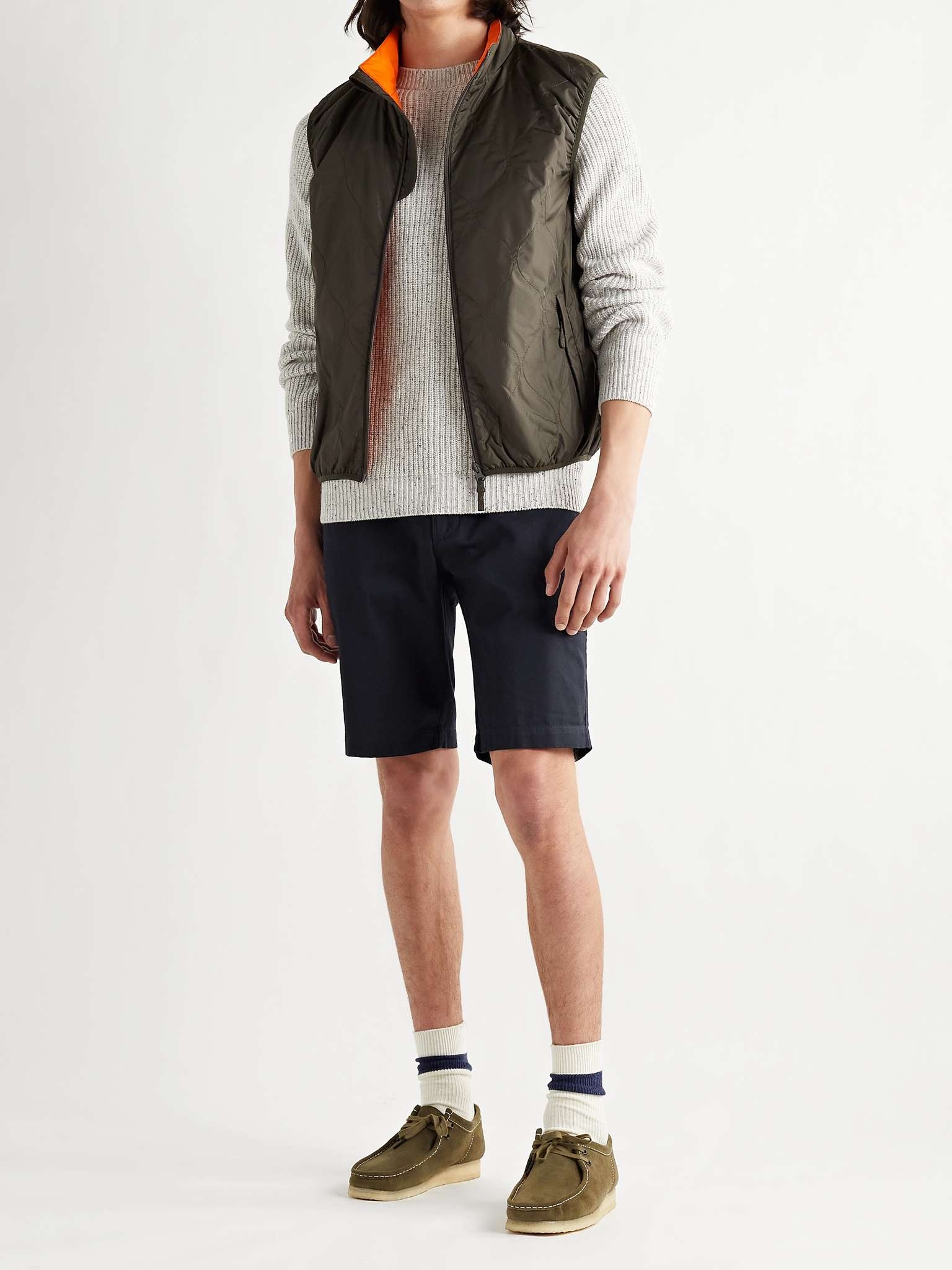 Cotton-Gabardine Bermuda Shorts - 2