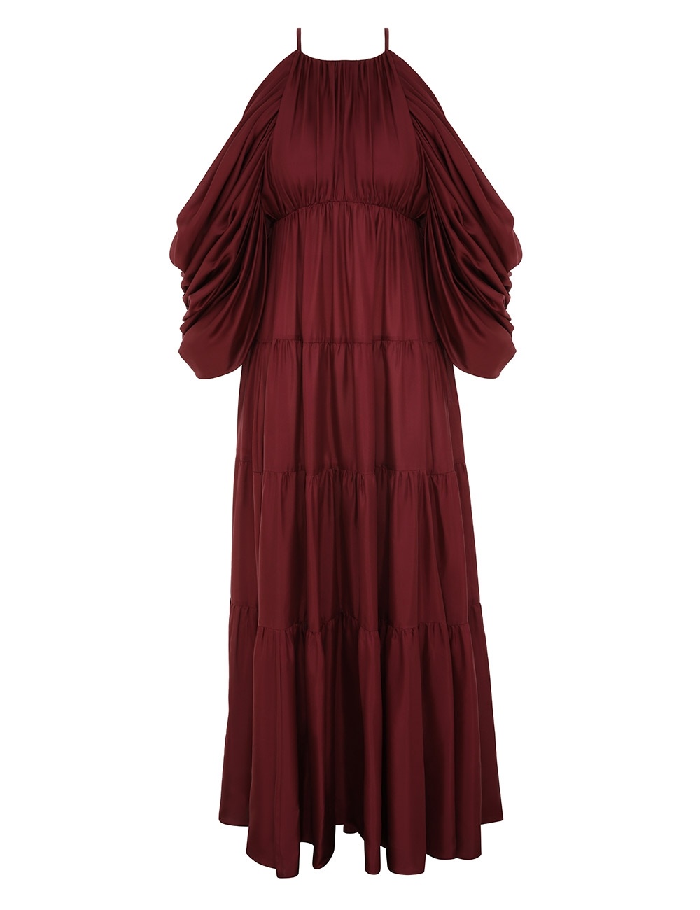 ワンピース ZIMMERMANN TALLOW GATHERED LONG DRESS Zimmermann TALLOW GATHERED MAXI DRESS | REVERSIBLE