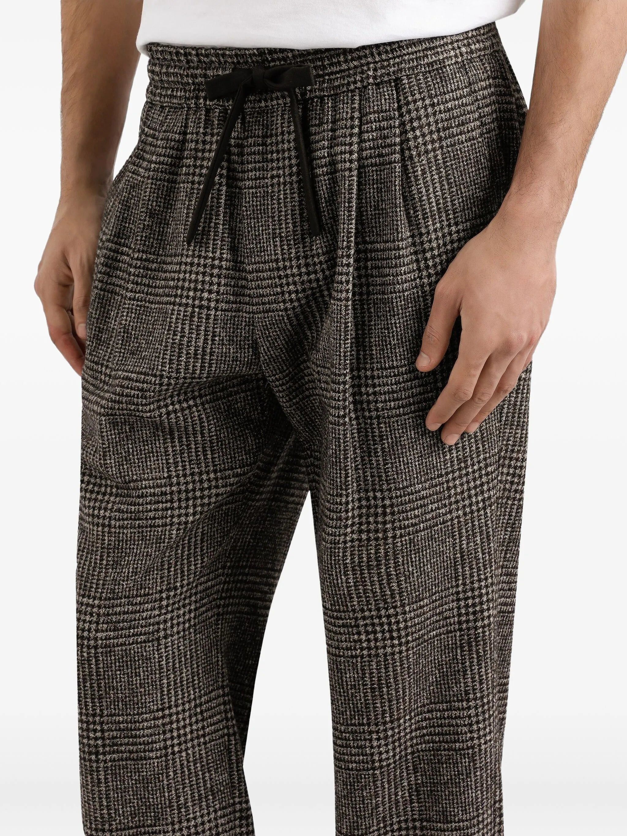 Dolce & Gabbana Check-pattern Pleated Trousers - 3