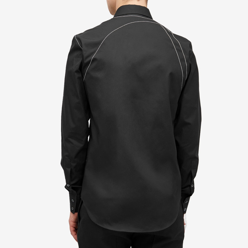 Alexander McQueen Contrast Stitch Harness Shirt 3