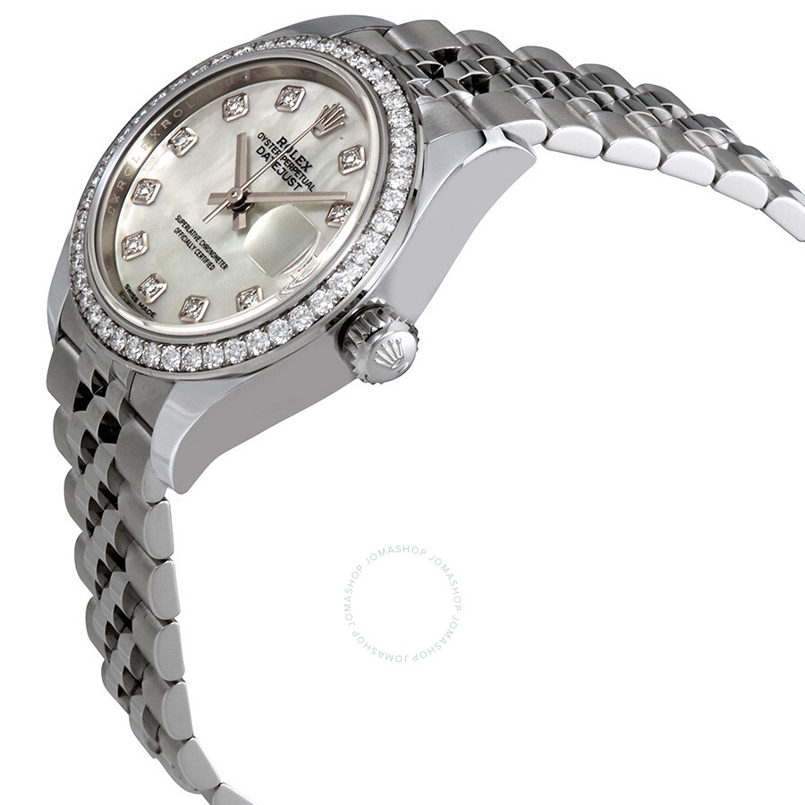 Rolex Lady- Datejust Mother Of Pearl Diamond Dial Ladies Jubilee Watch 279384MDJ - 2
