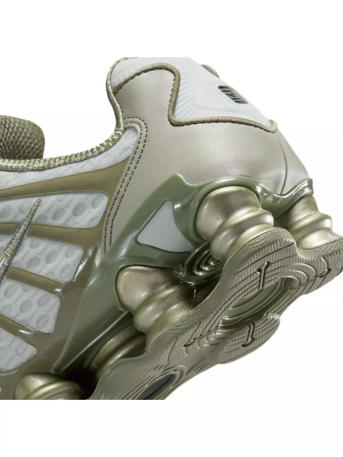 Shox TL "Light Silver/White/Light Army" Women's Shoe - 11