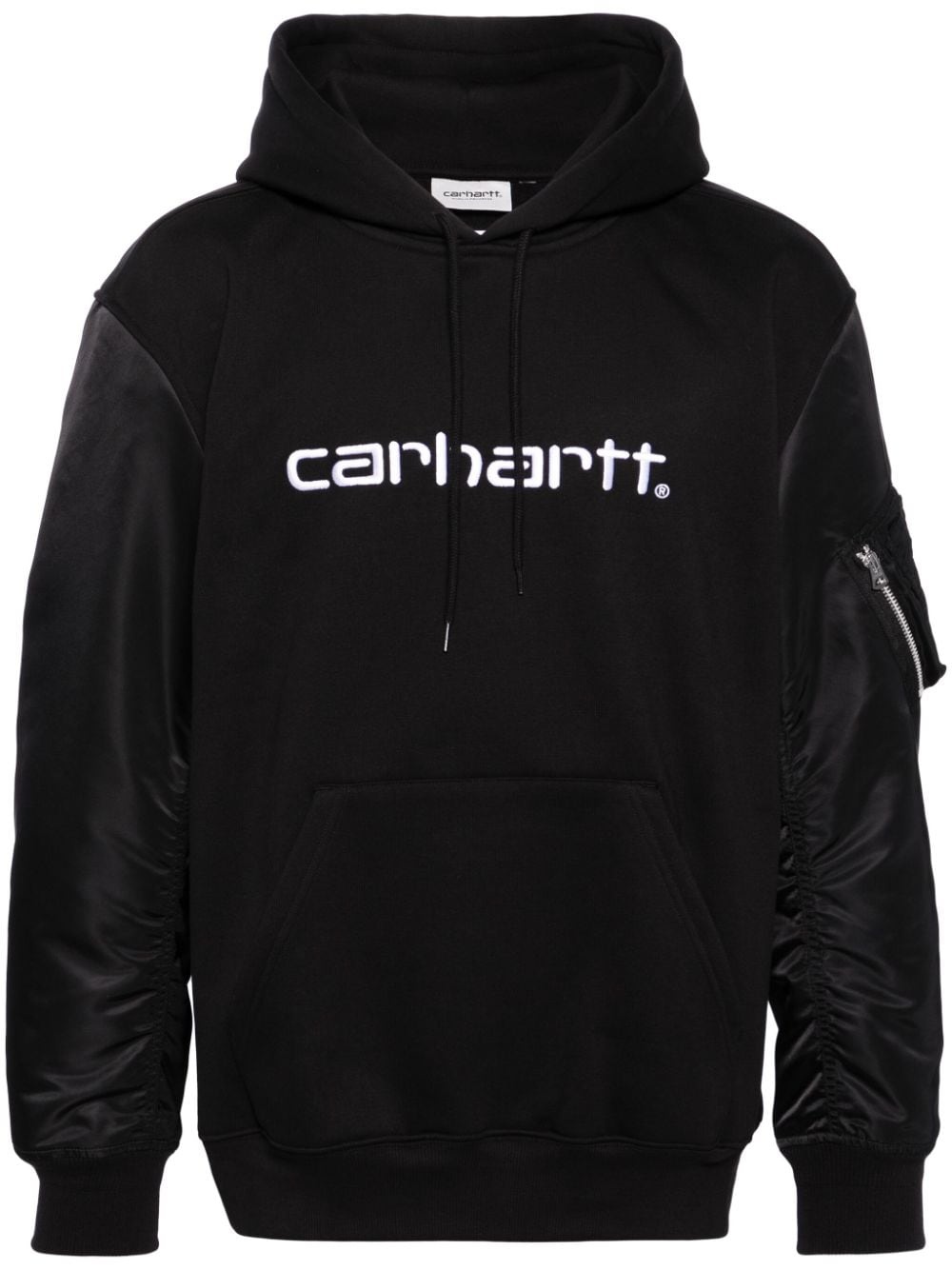 x Carhartt logo-embroidered hoodie - 1