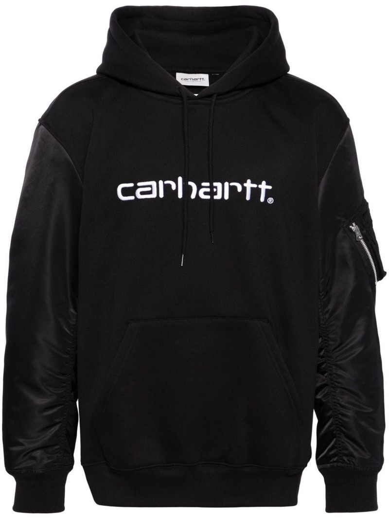 x Carhartt logo-embroidered hoodie 1