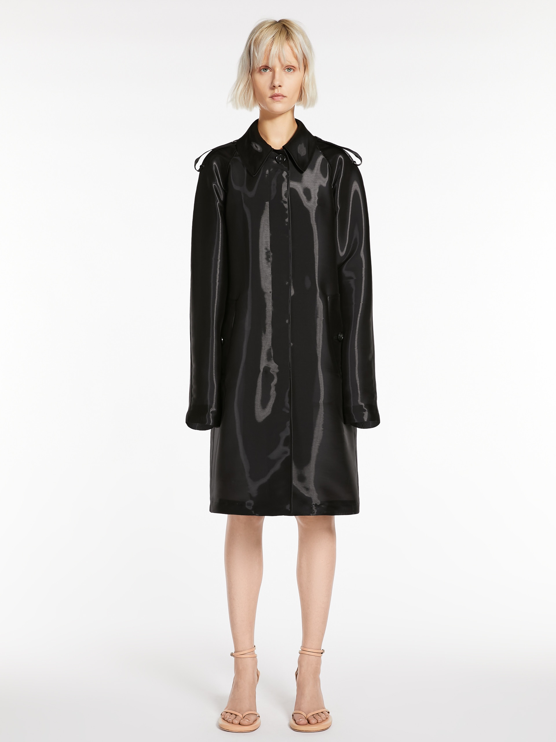 DAFNE Oversized organza overcoat - 2