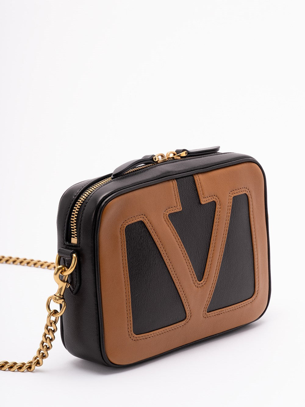 Valentino Garavani Men `Viva Superstar` Leather Camera Case - 3