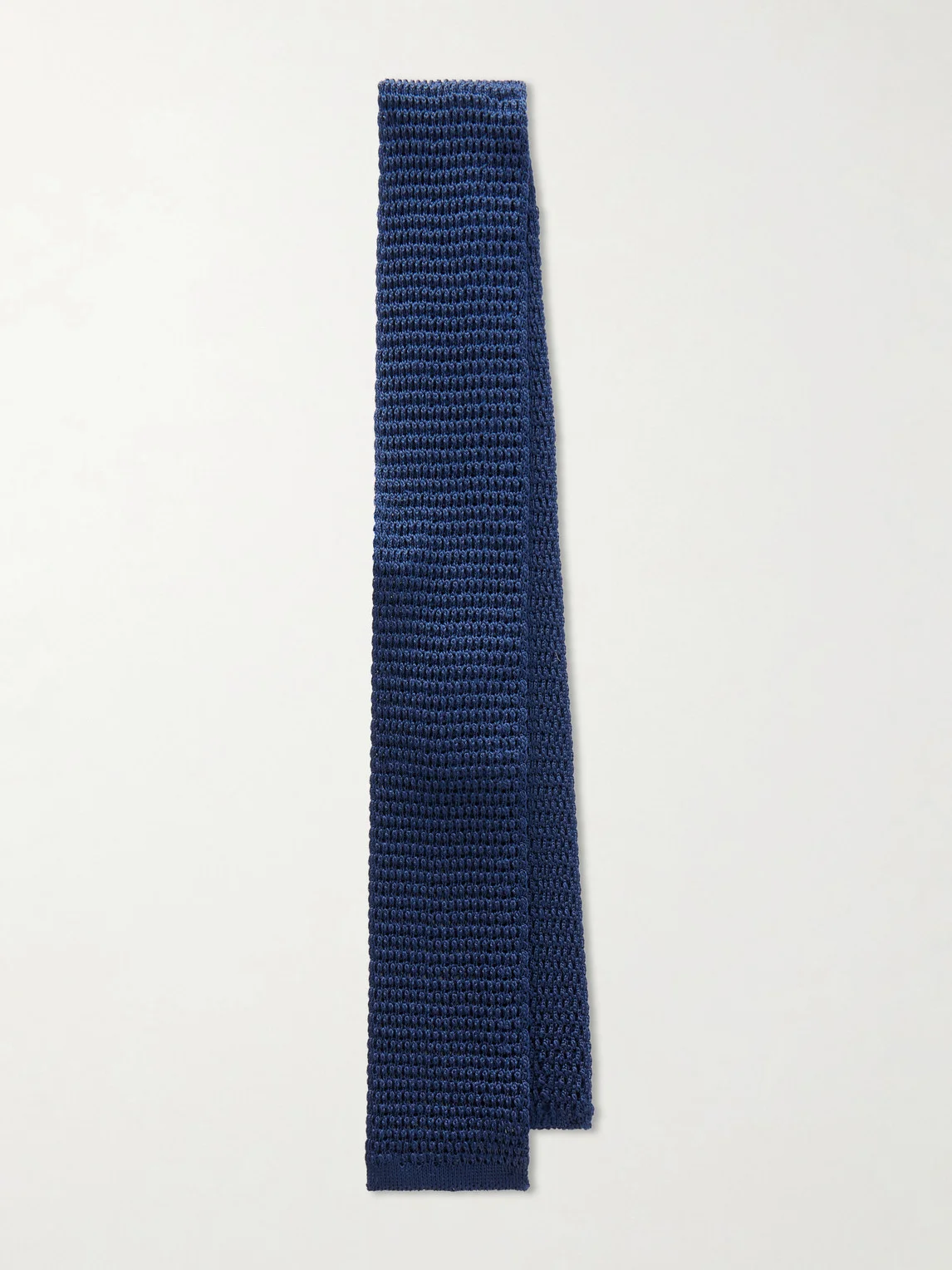 7.5cm Knitted Silk Tie - 1