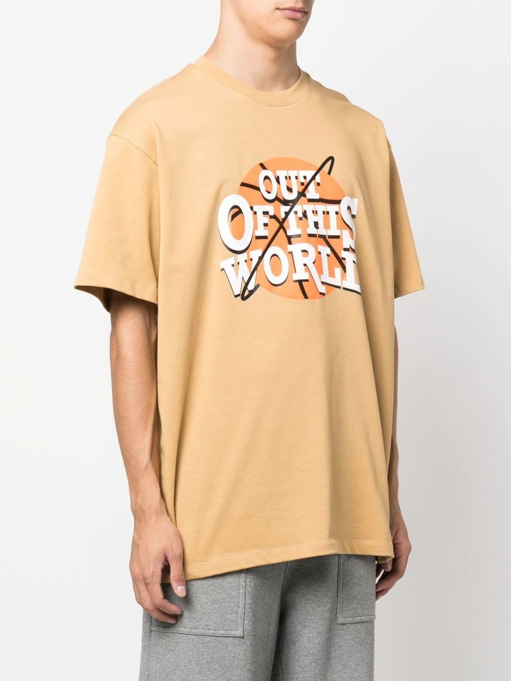 slogan-print short-sleeve T-shirt - 3