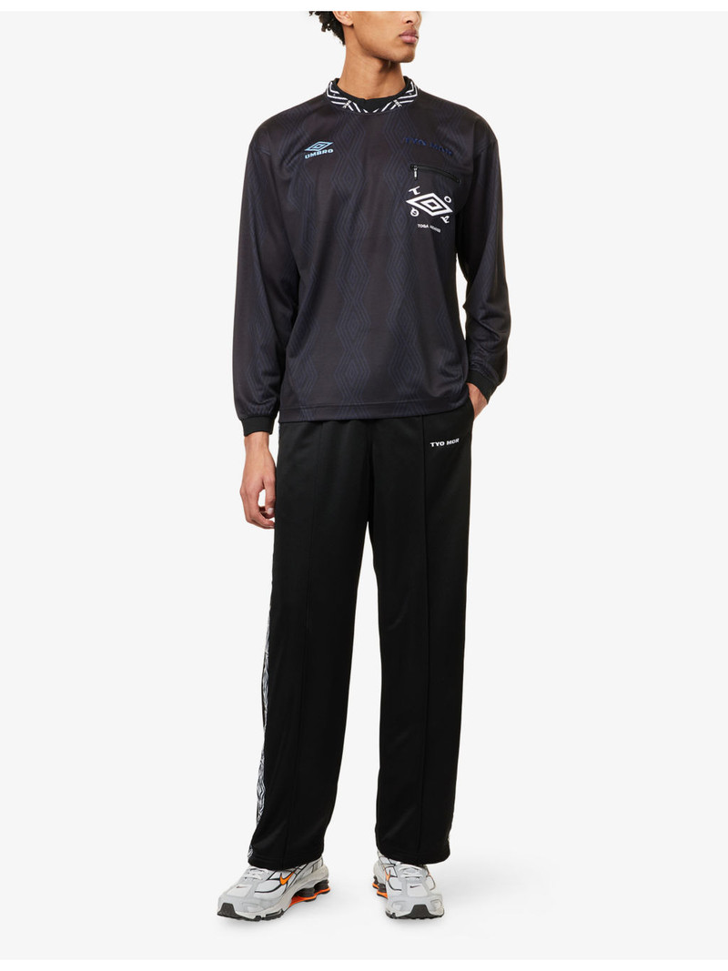 TOGA VIRILIS TOGA x UMBRO Logo-Embellished Woven Top outlook