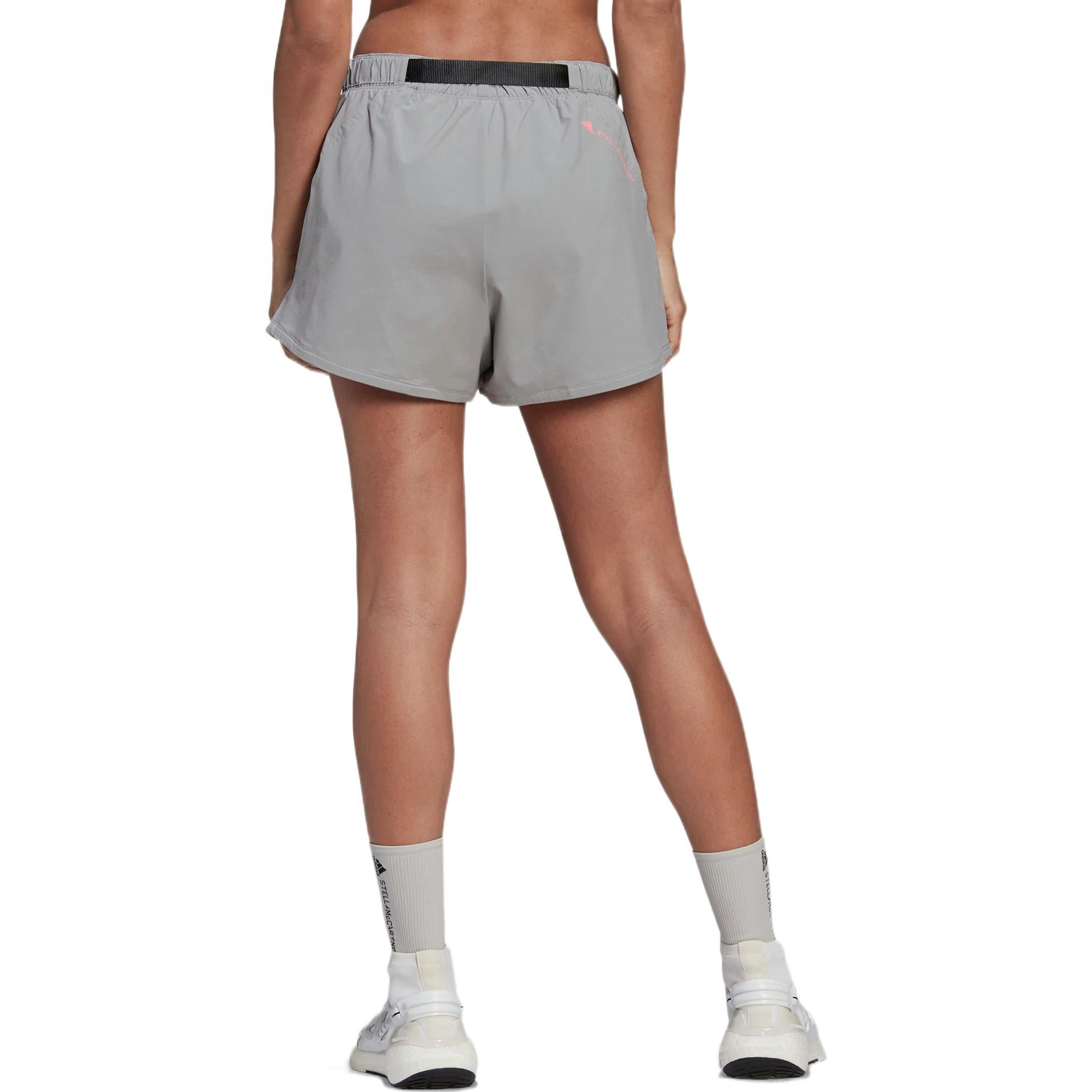 (WMNS) adidas by Stella McCartney Shorts 'Grey' HA8906 - 3