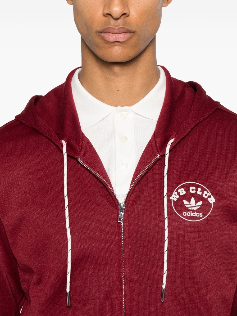x Wales Bonner zip-up hoodie - 5