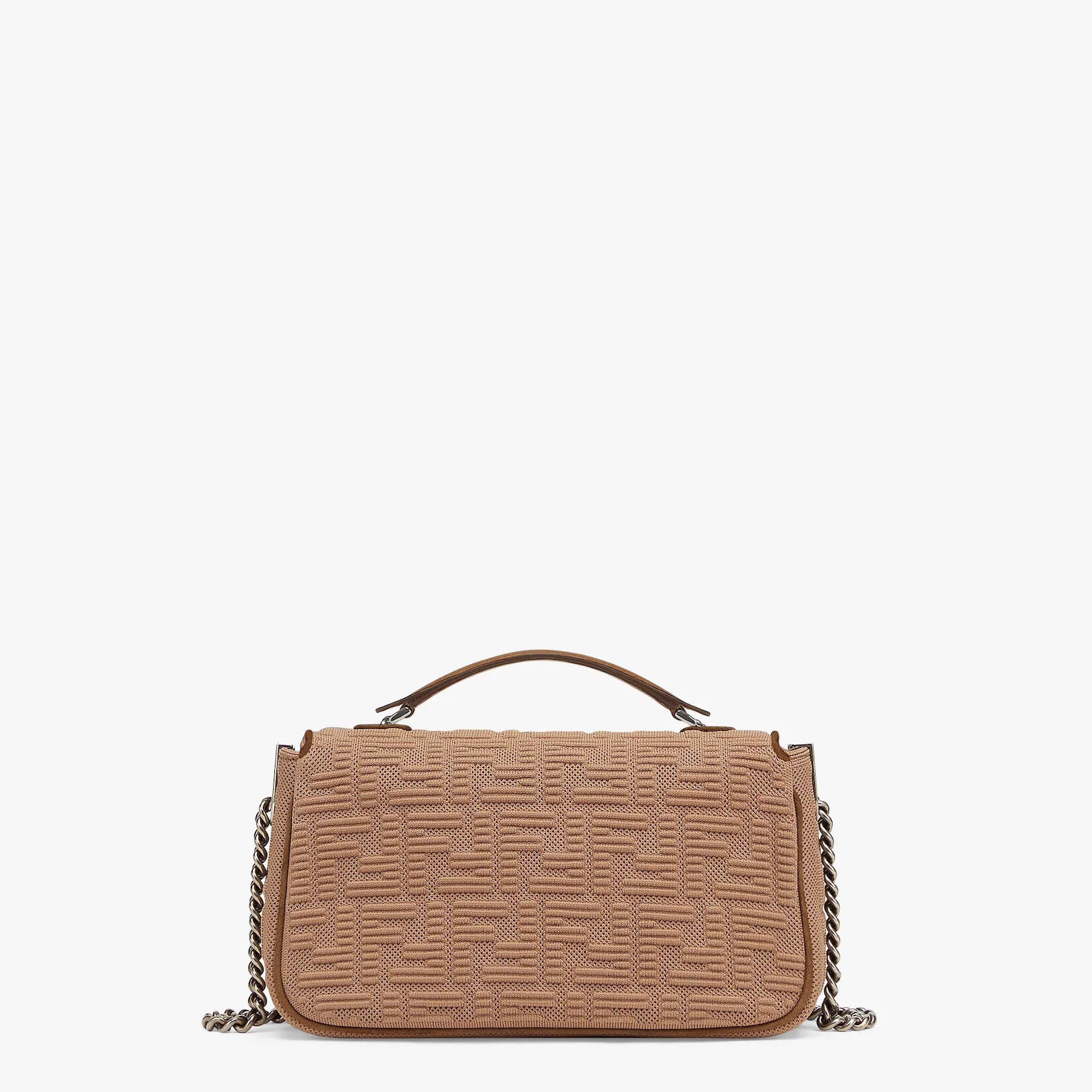 Beige FF fabric bag - 3