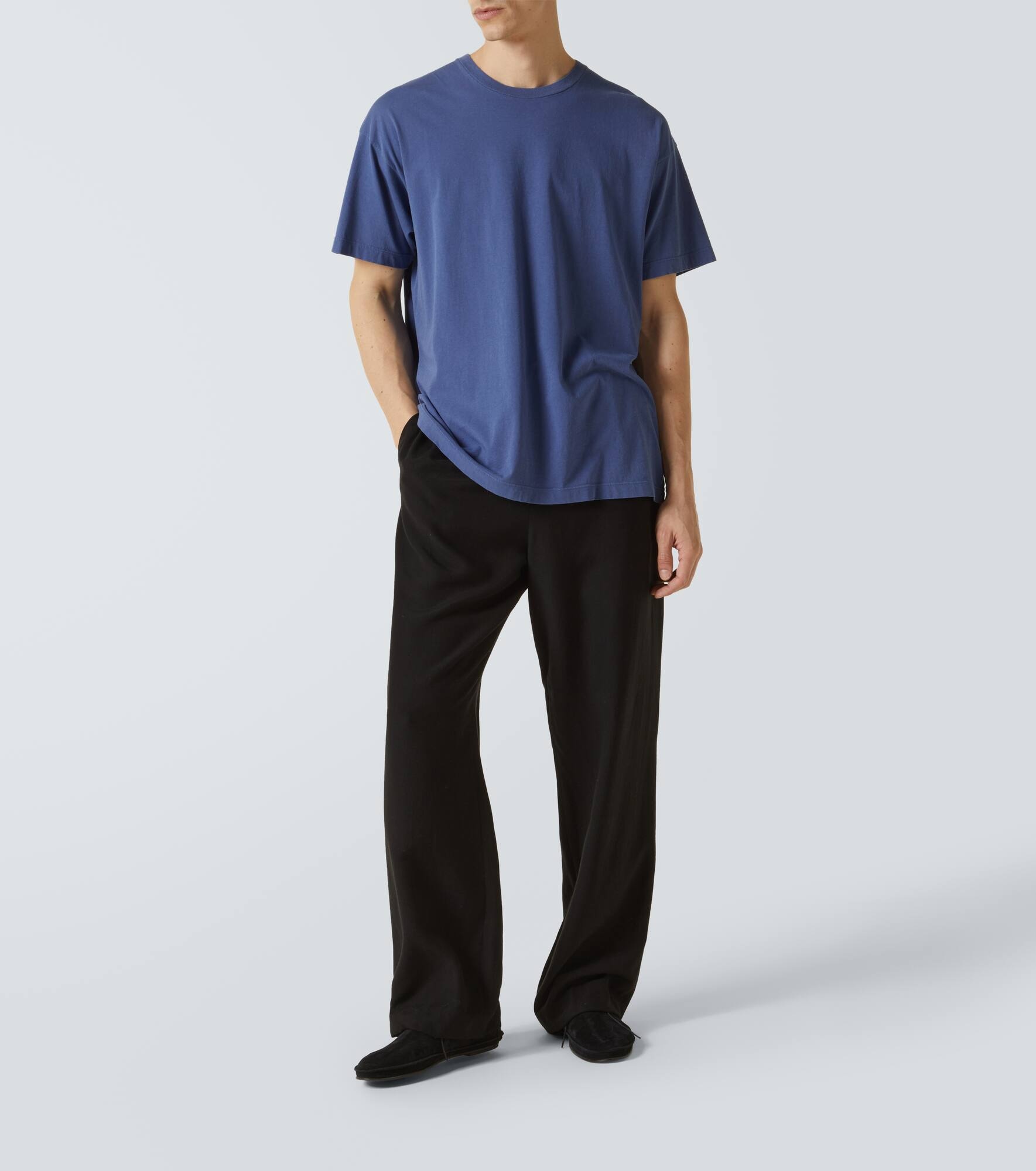 Xon cotton and silk wide-leg pants - 2