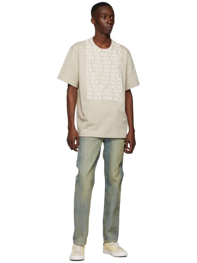 Heron Preston Off-White Canvas Vulcanized Low Sneakers outlook