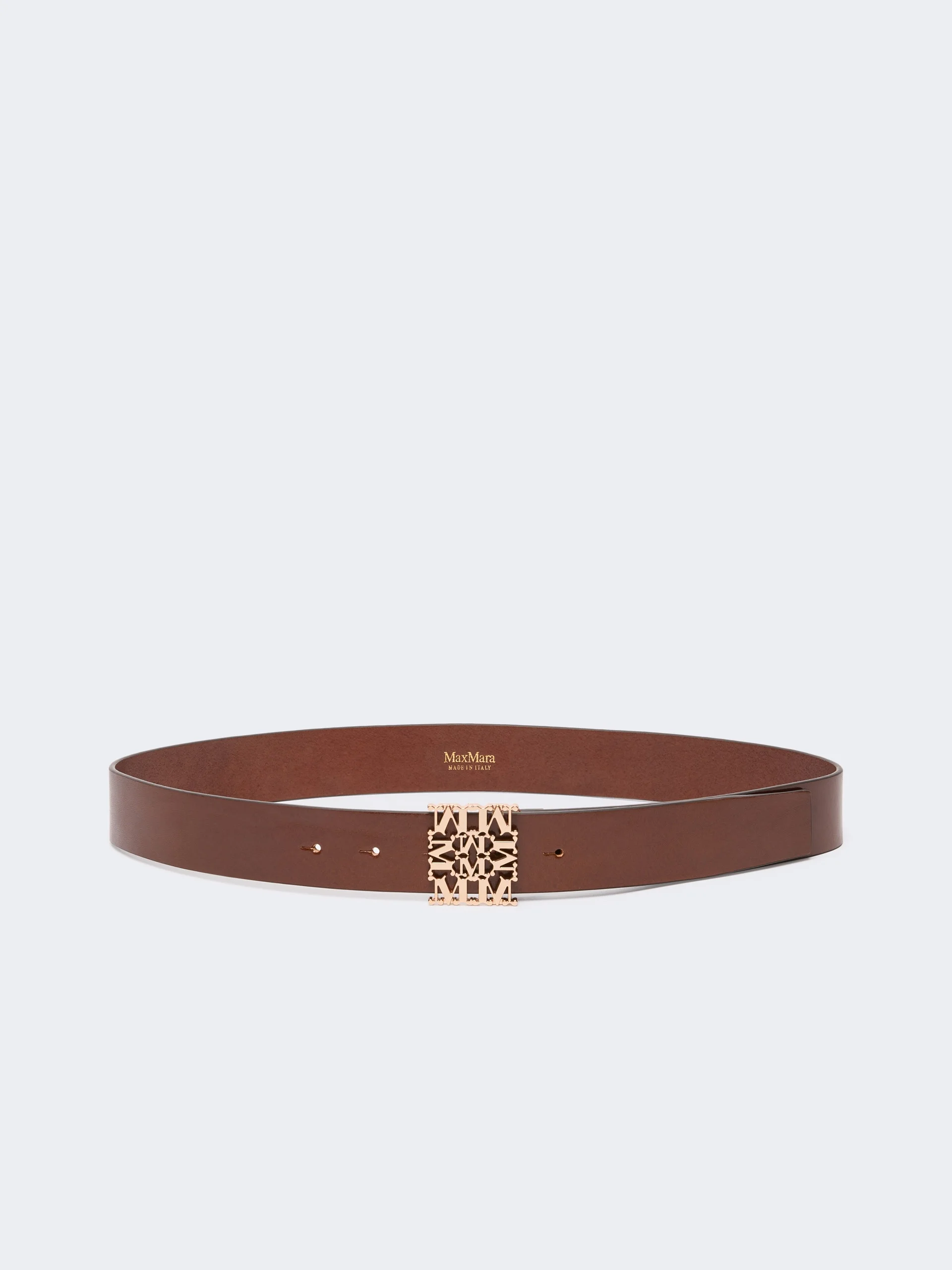 SUMERO Leather belt - AMBER BROWN - 1
