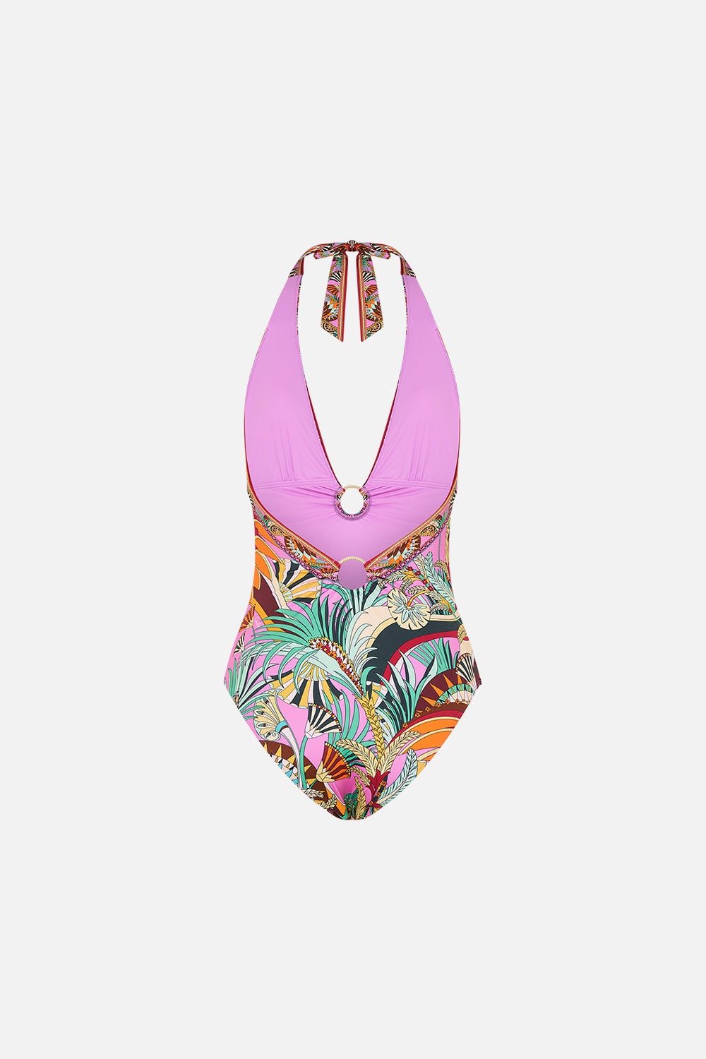 RING DETAIL PLUNGE V ONE PIECE - 7