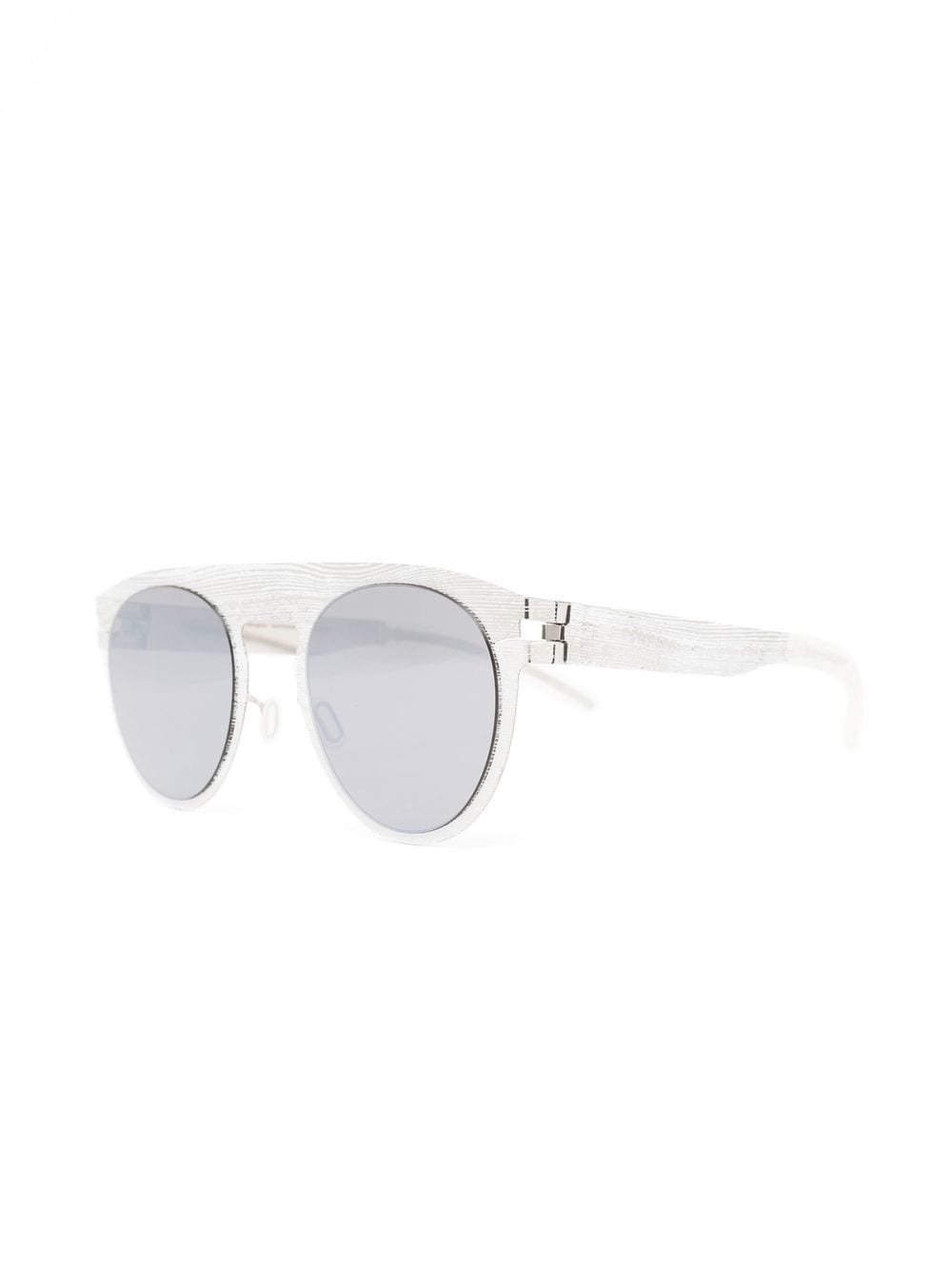 round-frame tinted sunglasses - 2