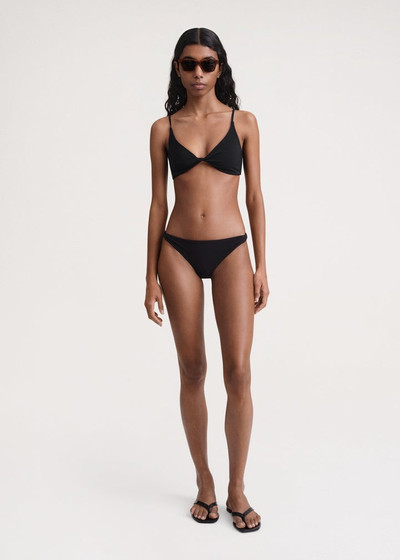 Totême Twist-side bikini bottoms black outlook