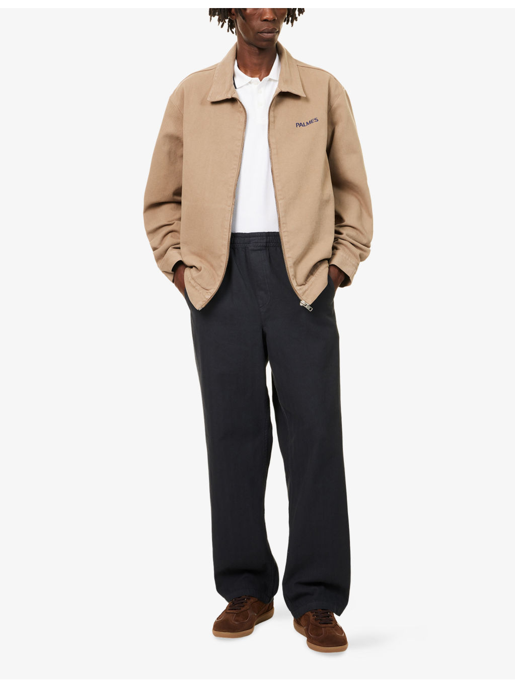 Lucien Wide-Leg Cotton Trousers - 2