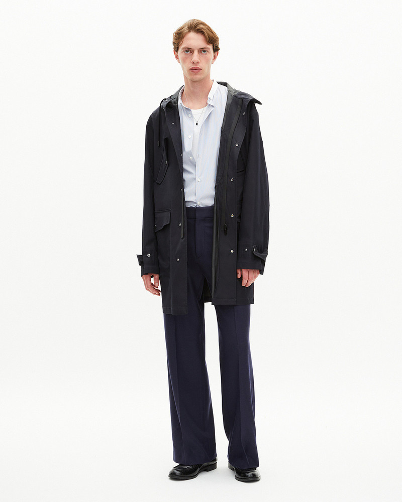 WATER-REPELLENT PARKA WITH NAVY HOOD 6