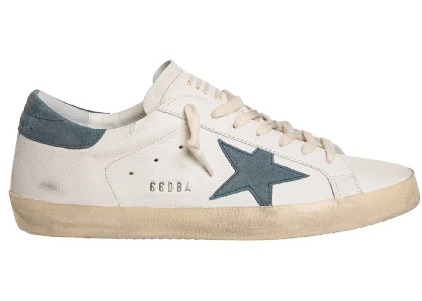 ロー Golden Goose Golden Goose Super-Star White Blue Suede | stockx
