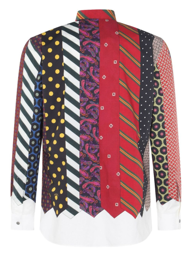 Moschino tie-print shirt outlook