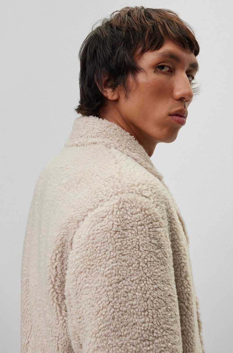 REGULAR-FIT COAT WITH VINTAGE-STYLE BUTTONS 6