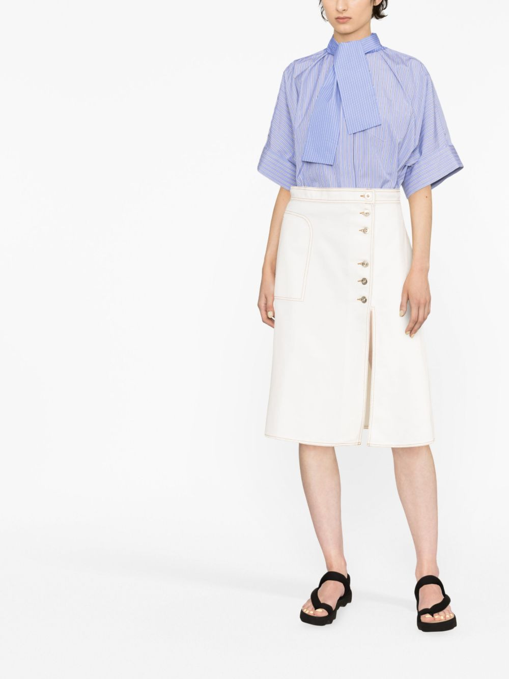 A-line midi skirt - 2