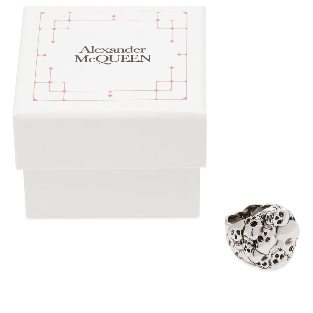 Alexander McQueen Multi Skull Ring - 4