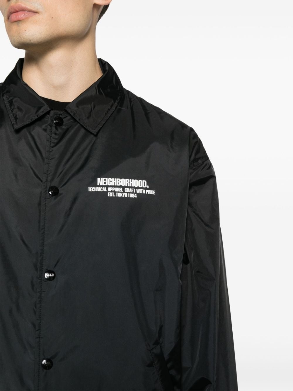 logo-print windbreaker jacket - 5