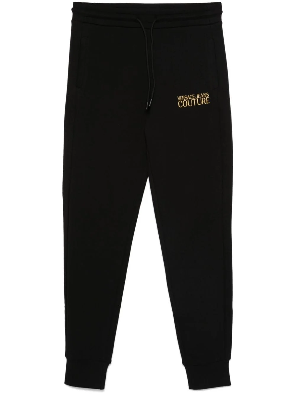 logo-embroidered track pants - 1