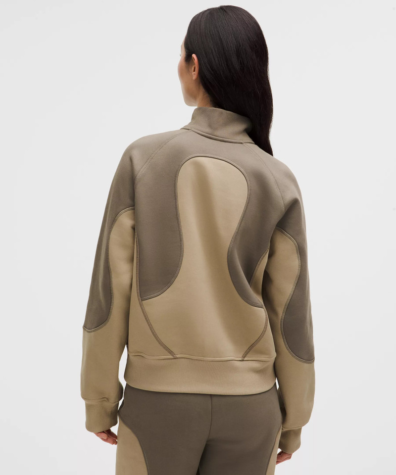 Cotton Fleece Relaxed-Fit Half Zip *SLNSH Collection 3