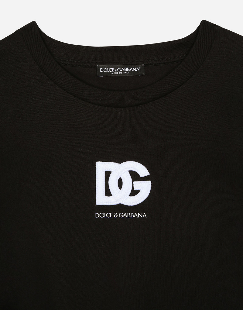 Short-sleeved T-shirt with DG logo patch 3