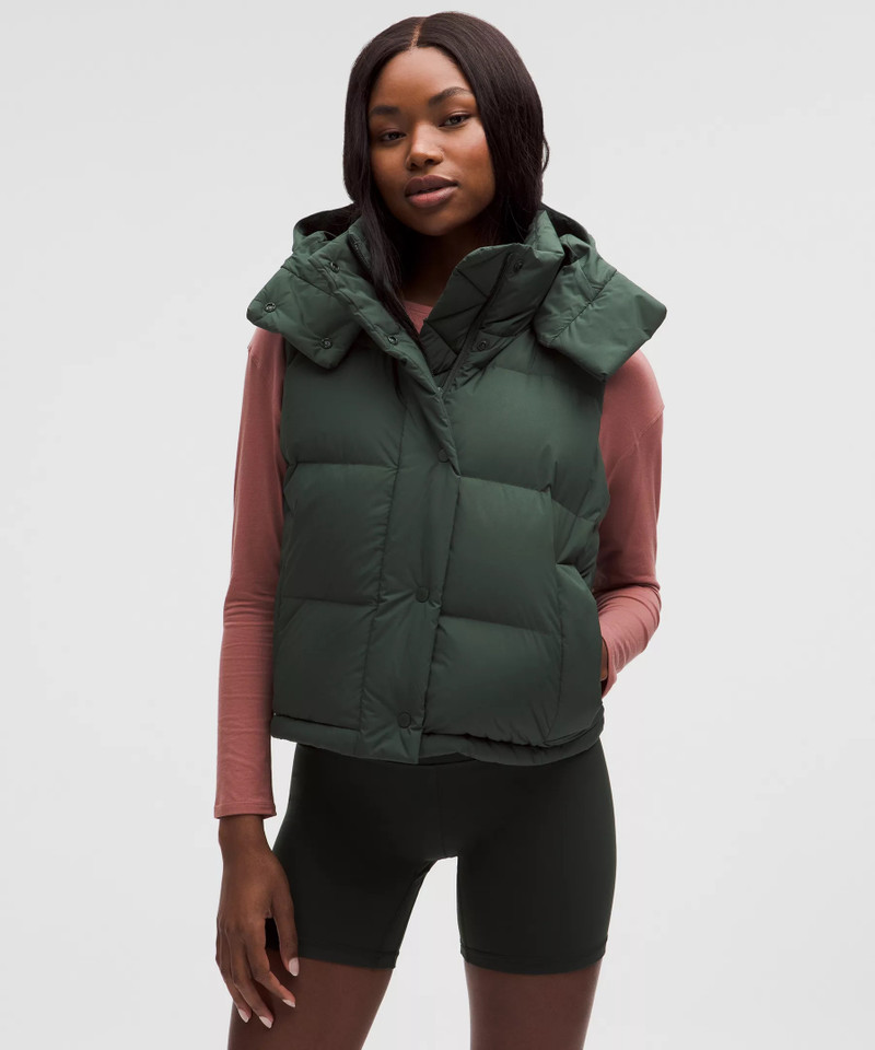 Wunder Puff 600-Down-Fill Cropped Vest 1