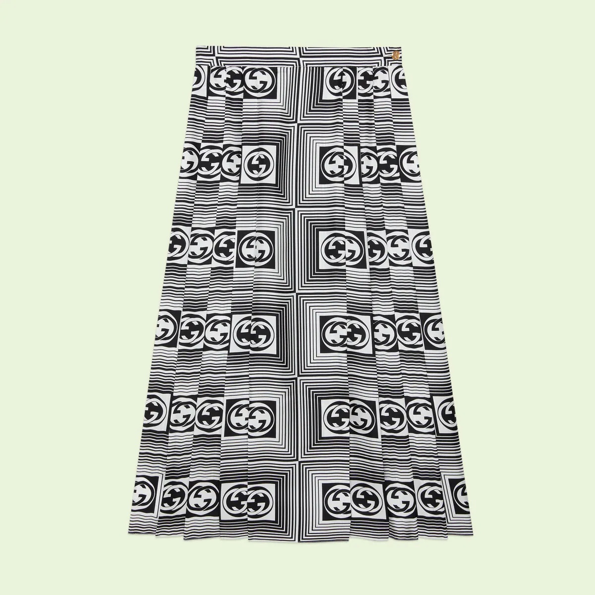 Interlocking G silk skirt - 1