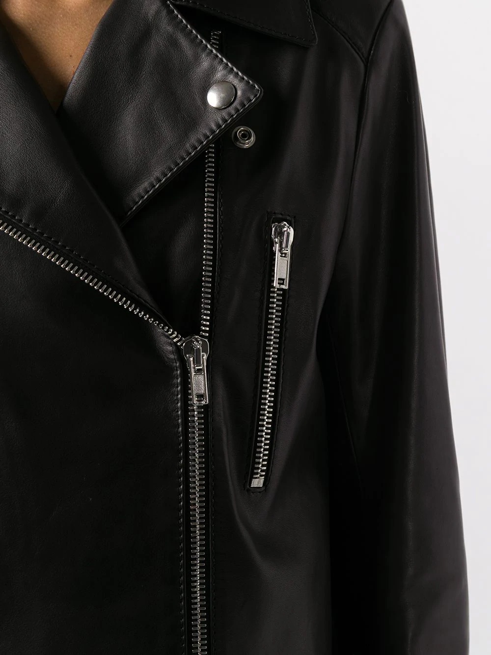 Jessie zipped biker jacket - 5