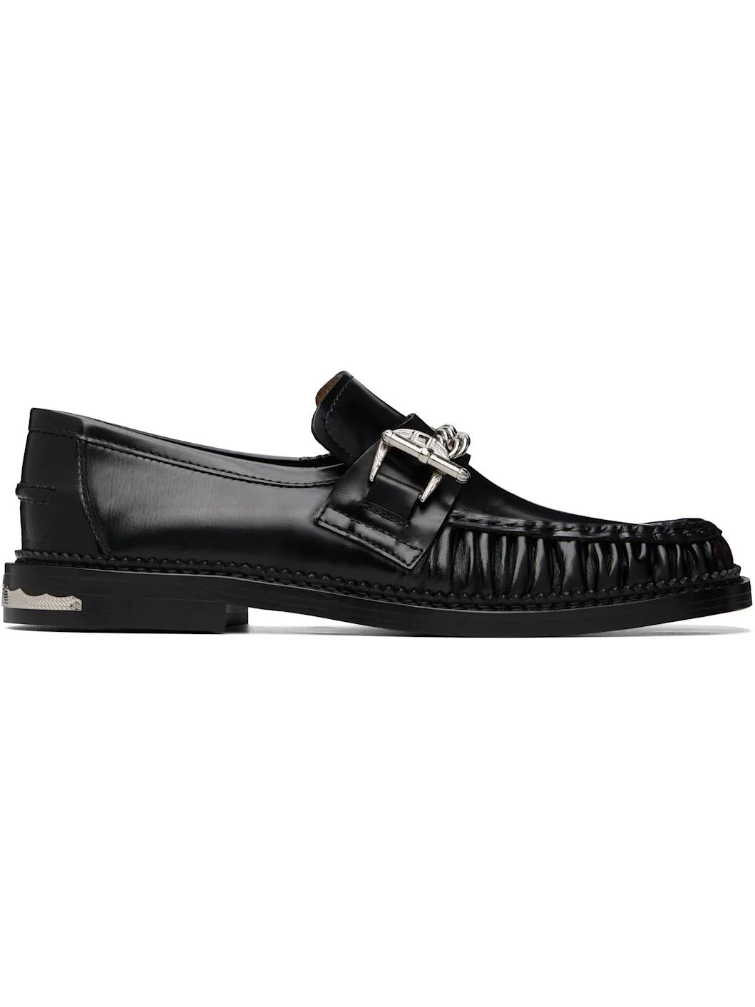 Black AJ1523 Loafers - 1
