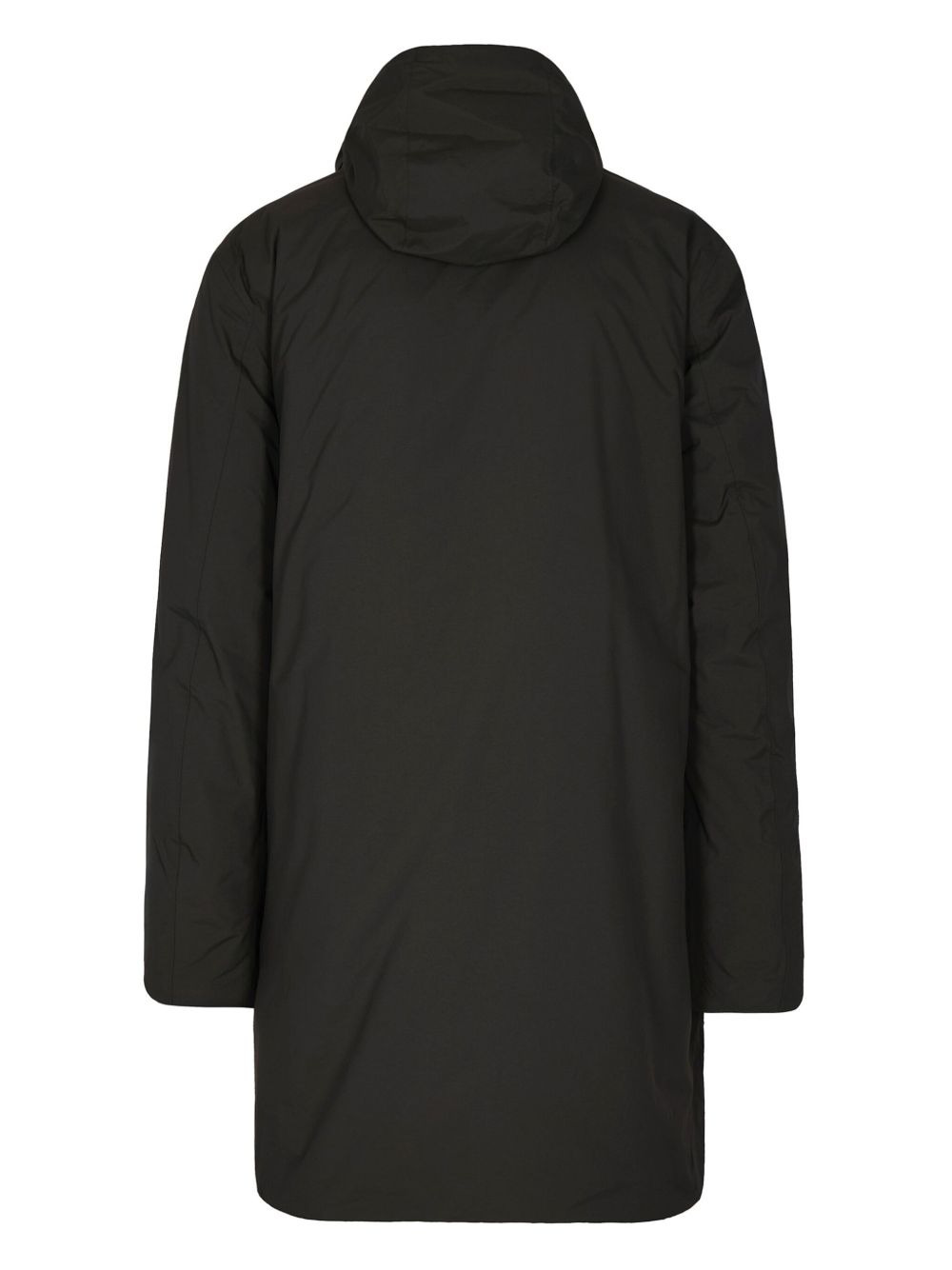 hooded long-sleeves coat - 2