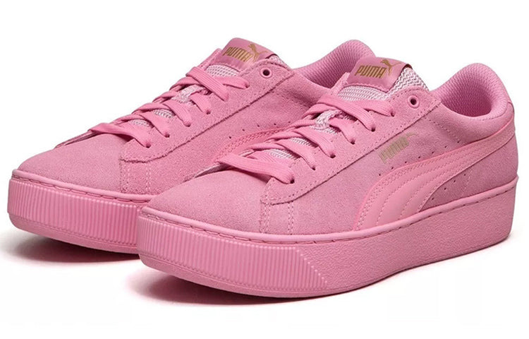 (WMNS) PUMA Vikky Platform MO Pink 367299-01 - 3