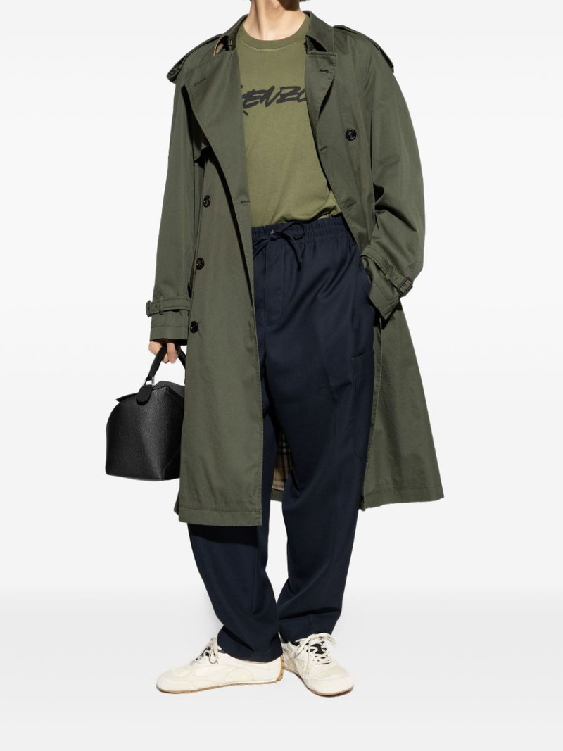 KENZO drawstring tapered trousers outlook