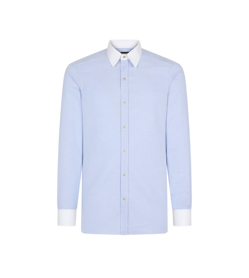 TRIDIMENSIONAL STRUCTURE SLIM FIT SHIRT 1