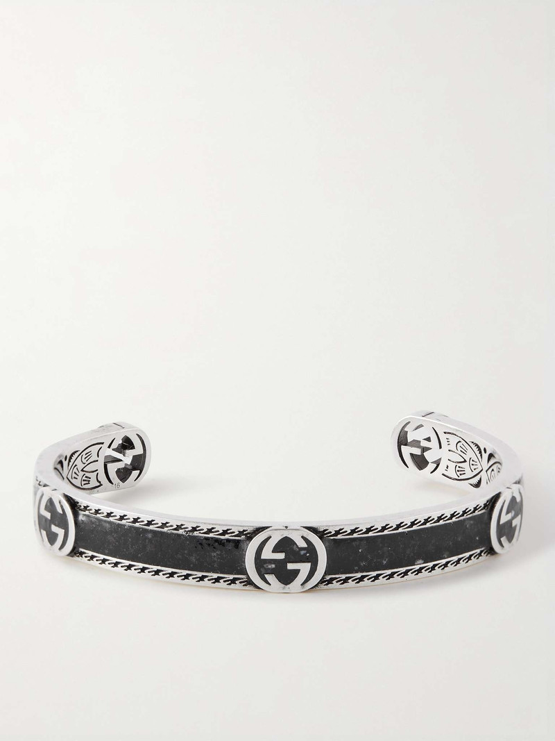 Sterling Silver and Enamel Cuff 1