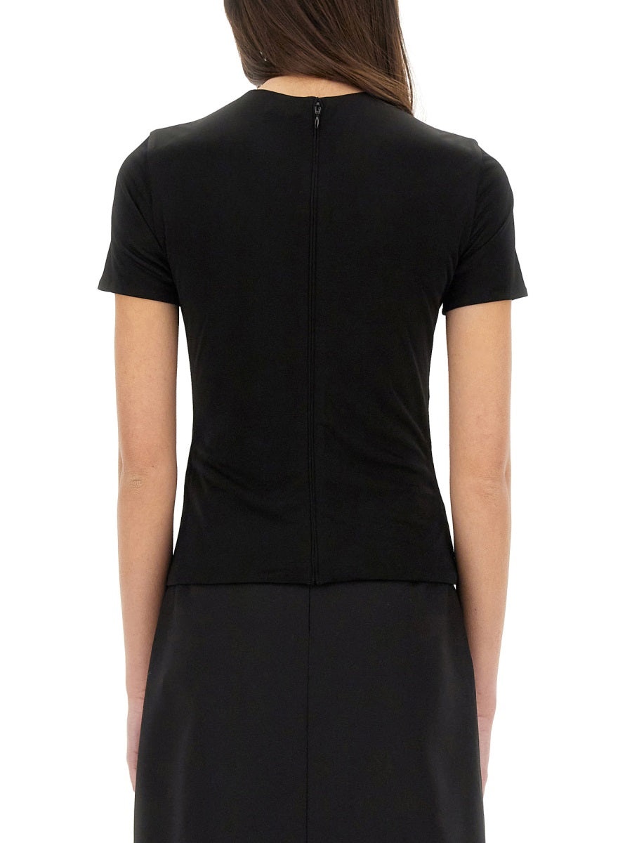 Versace Women "Safety Pin" Curled Top - 3