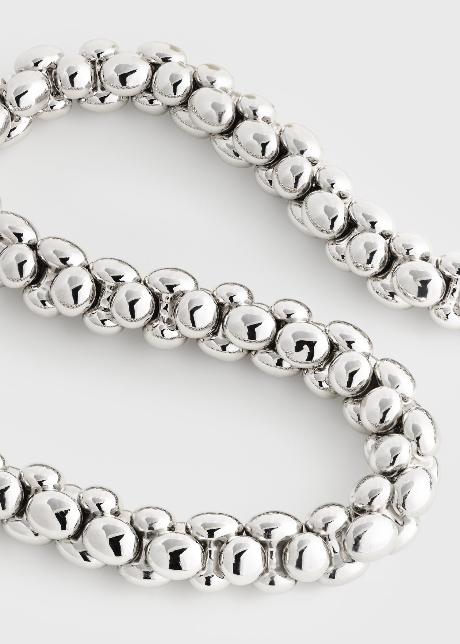 Pebble collar silver - 5