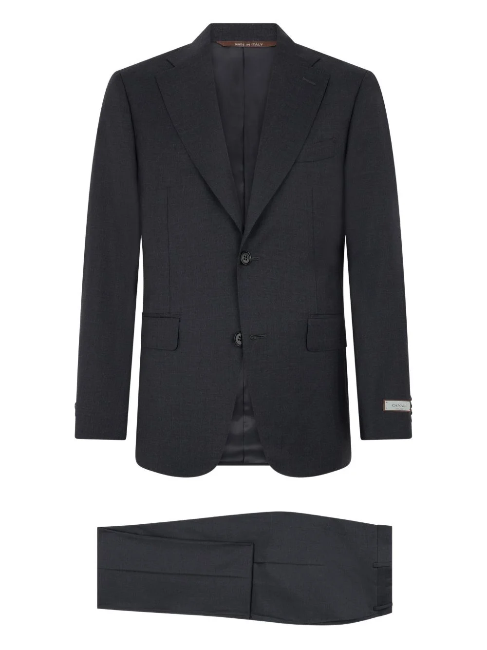 two-button lapel single-breasted suit - 1