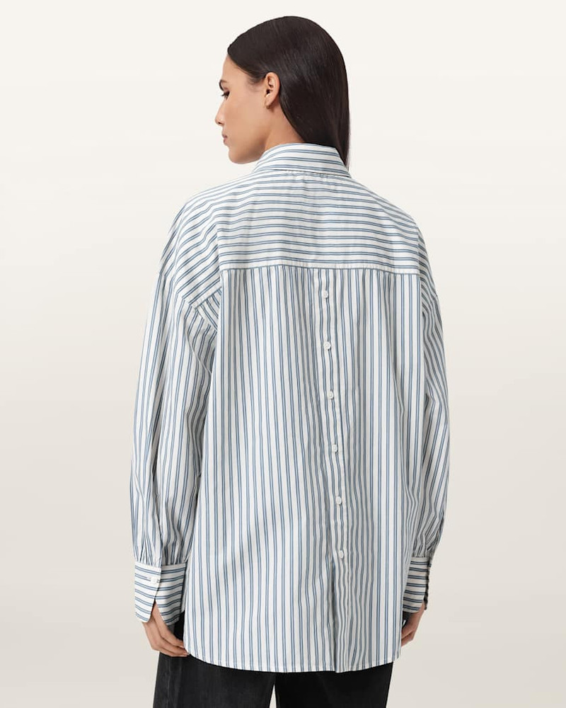 ADRIANNE RELAXED STRIPED SHIRT 8