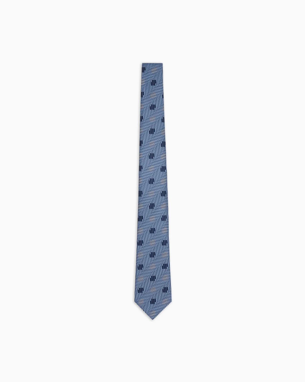 JACQUARD SILK TIE - 1