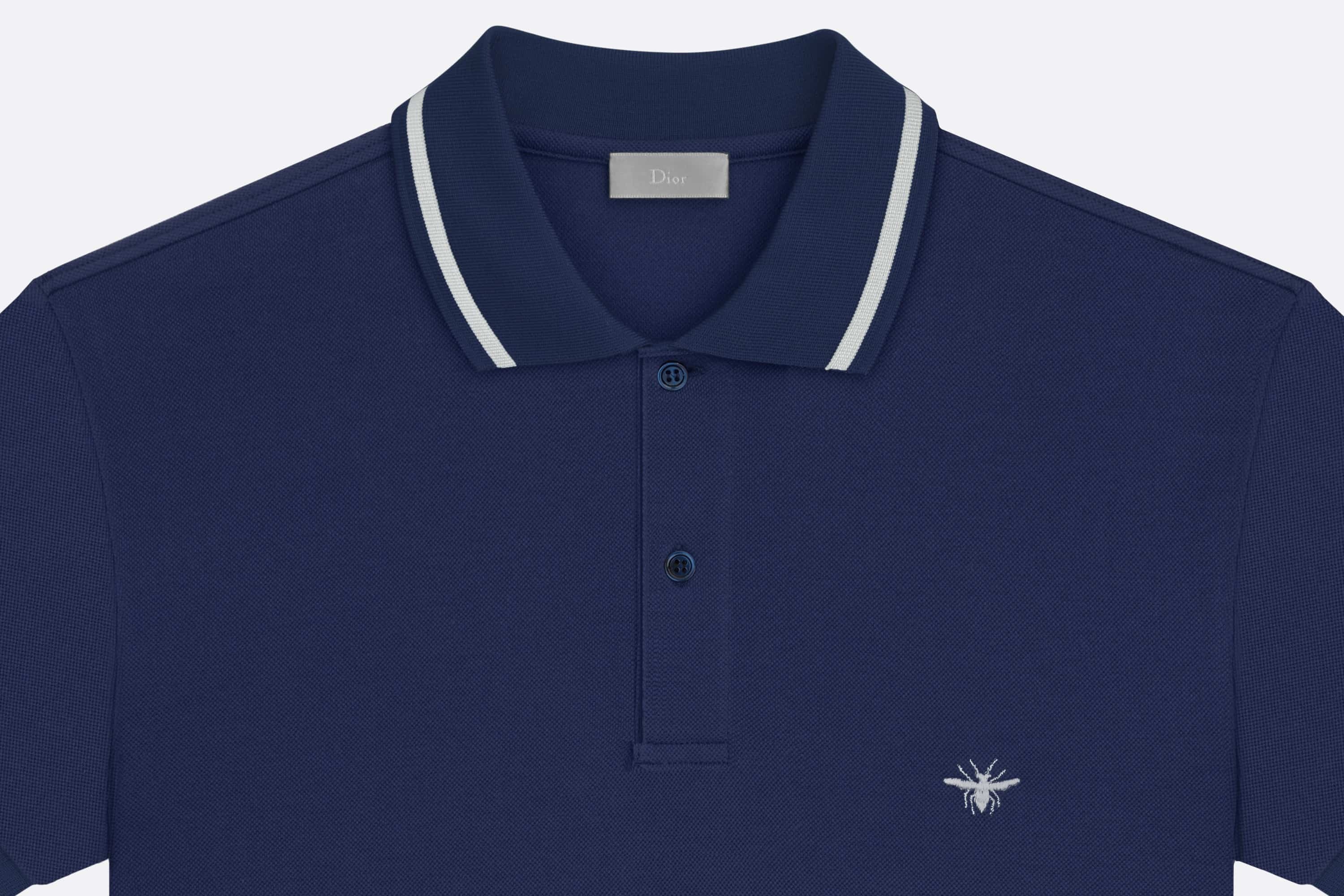 Polo Shirt with Bee Embroidery - 3