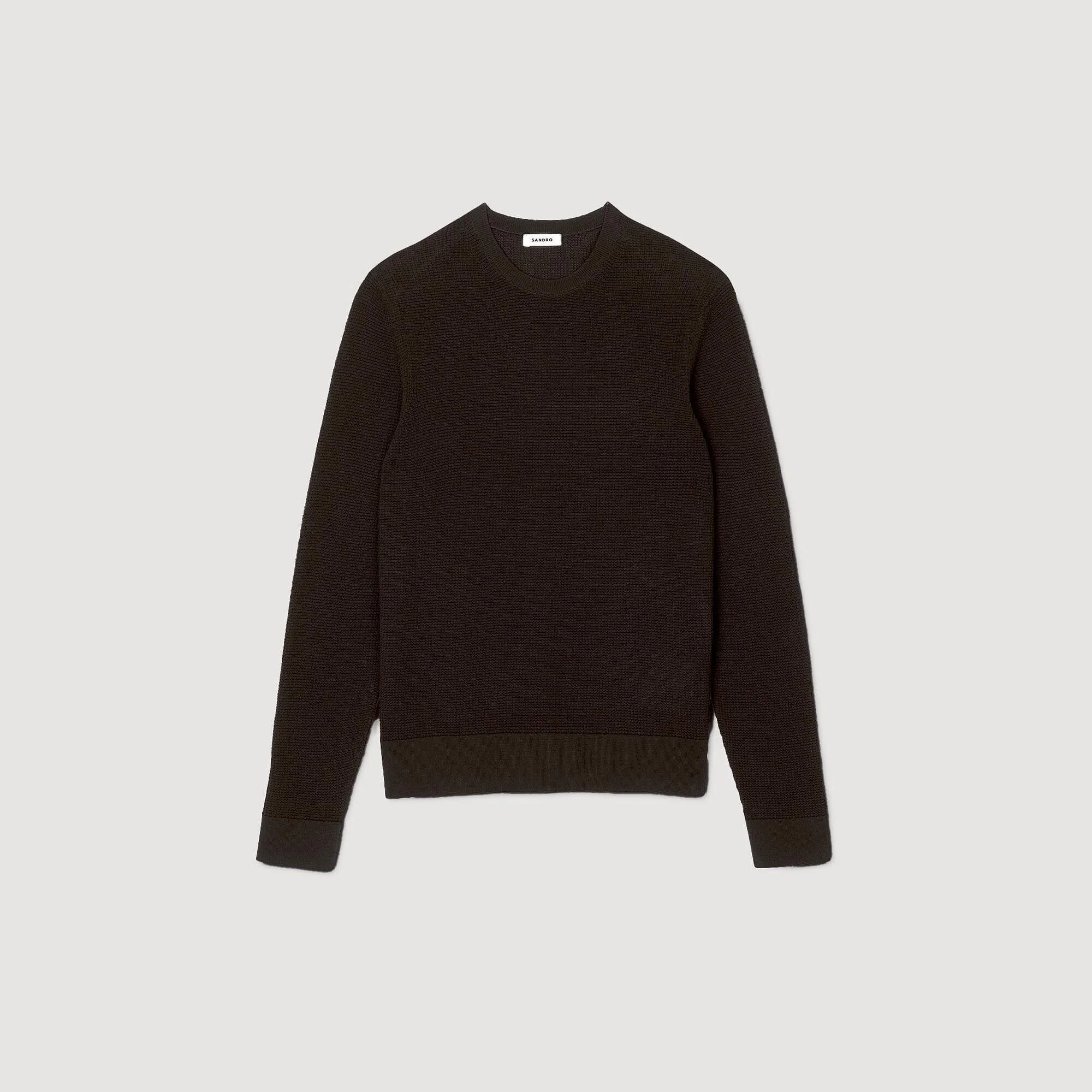 TEXTURED KNIT SWEATER - 1
