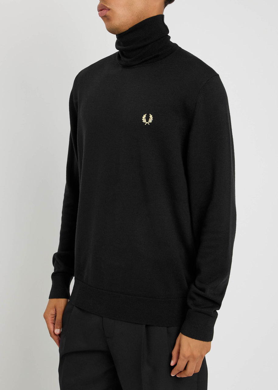 Fred Perry Logo-embroidered Wool-blend Jumper - 2